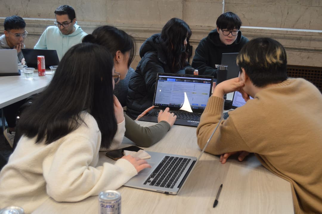 Tax volunteers helping clients